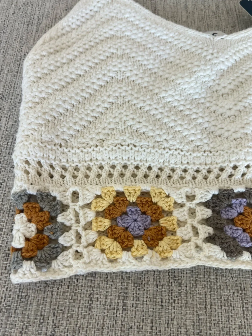 Hollister Boho Crochet Knit Crop Top - Picture 5 of 8